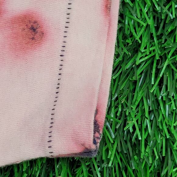 Vintage Quiksilver Cropped Shirt Women Medium 19x11 Bleached - Picture 13 of 14